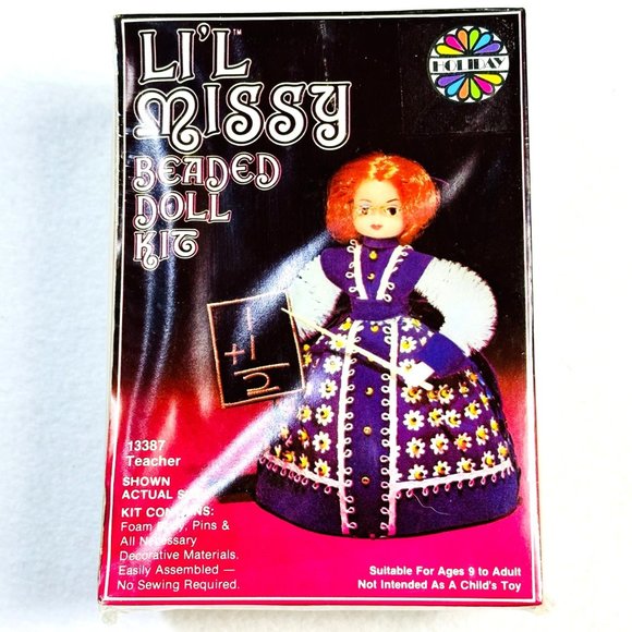 Holiday Industries Doll Kit Office Lil Missy Beaded Doll Kit